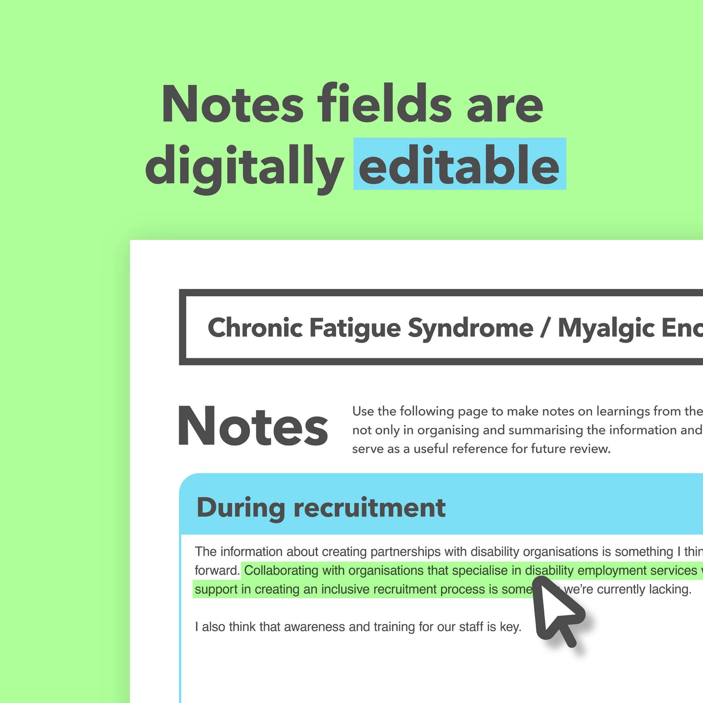 Chronic Fatigue Syndrome (CFS) / Myalgic Encephalomyelitis (ME) Reasonable Adjustments Guide