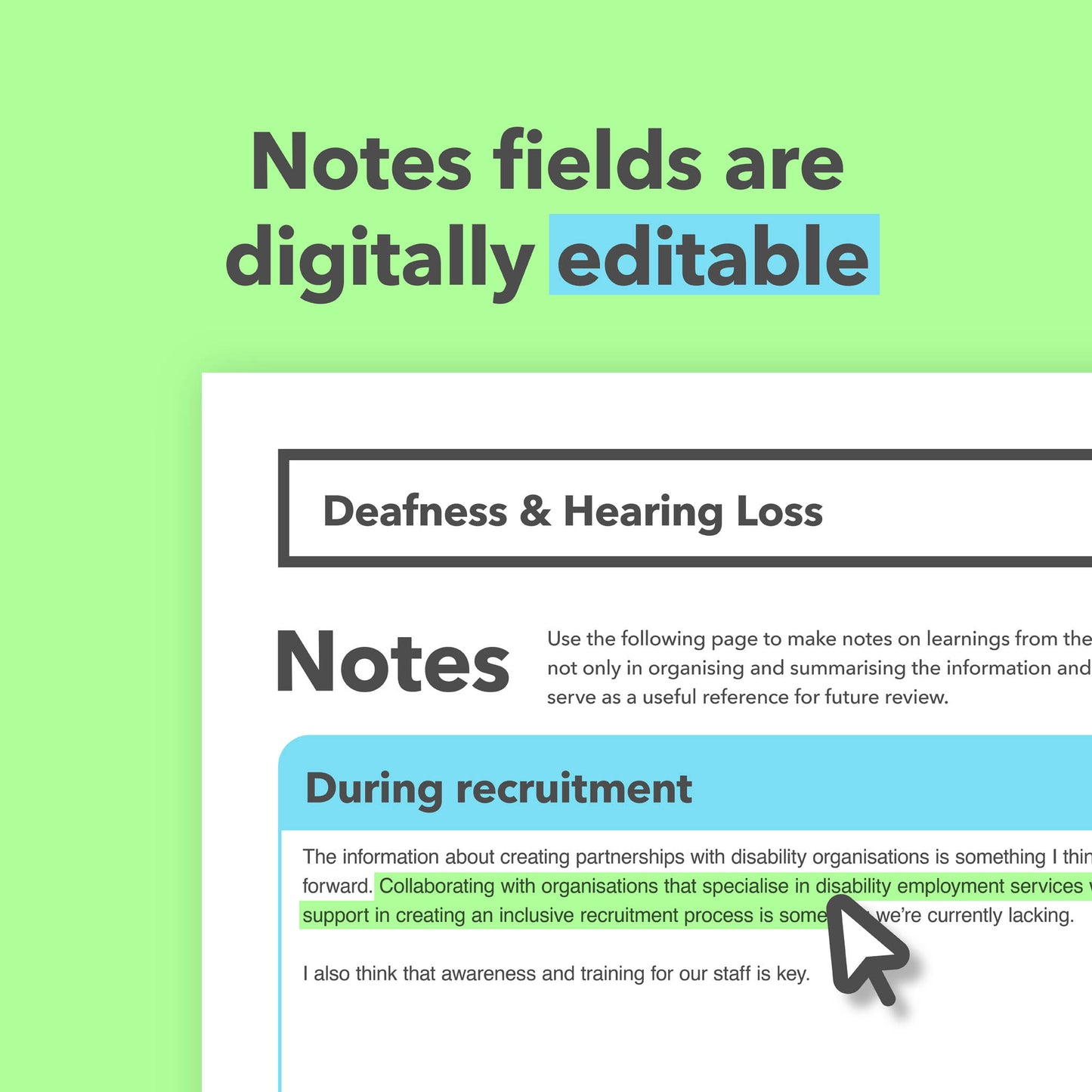 Deafness & Hearing Loss Reasonable Adjustments Guide