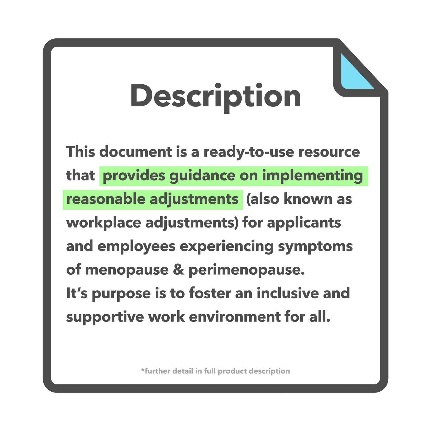 Menopause Reasonable Adjustments Guide