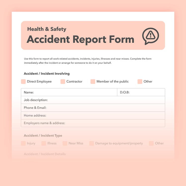 Health and Safety Forms for Workplace Compliance