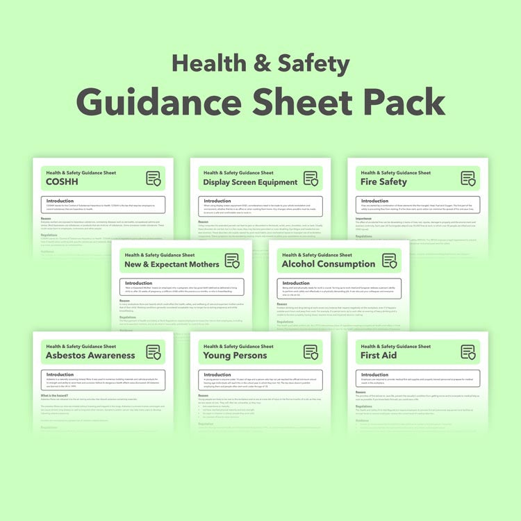 Health and Safety Guidance Sheets and toolbox talks