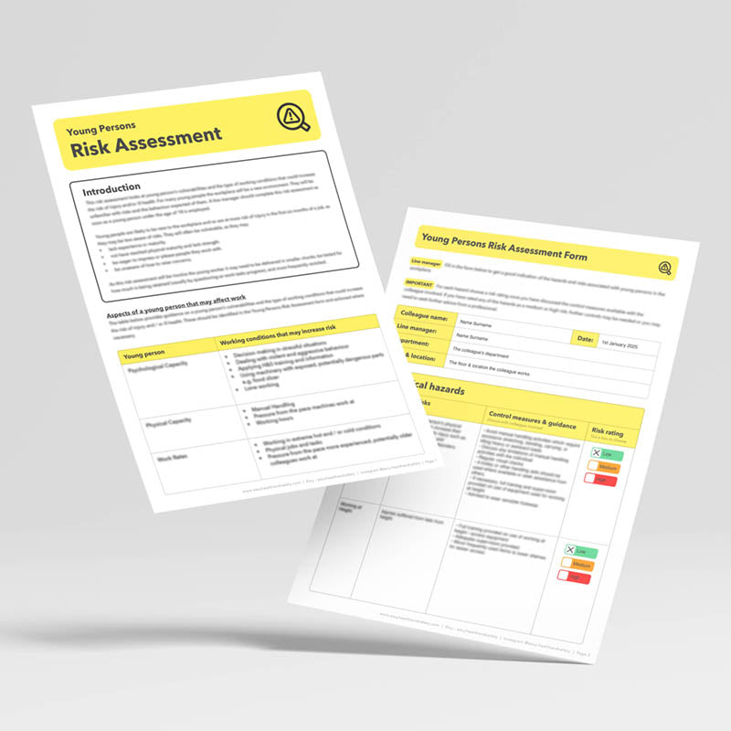 Young Persons Risk Assessment