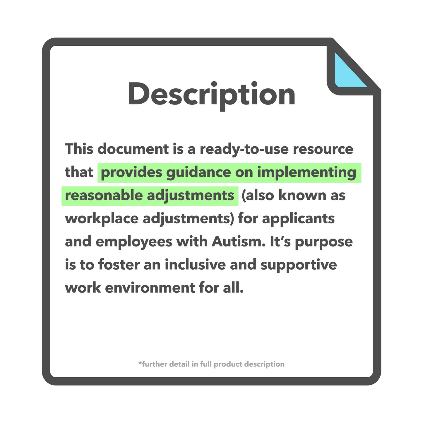 Autism Reasonable Adjustments Guide