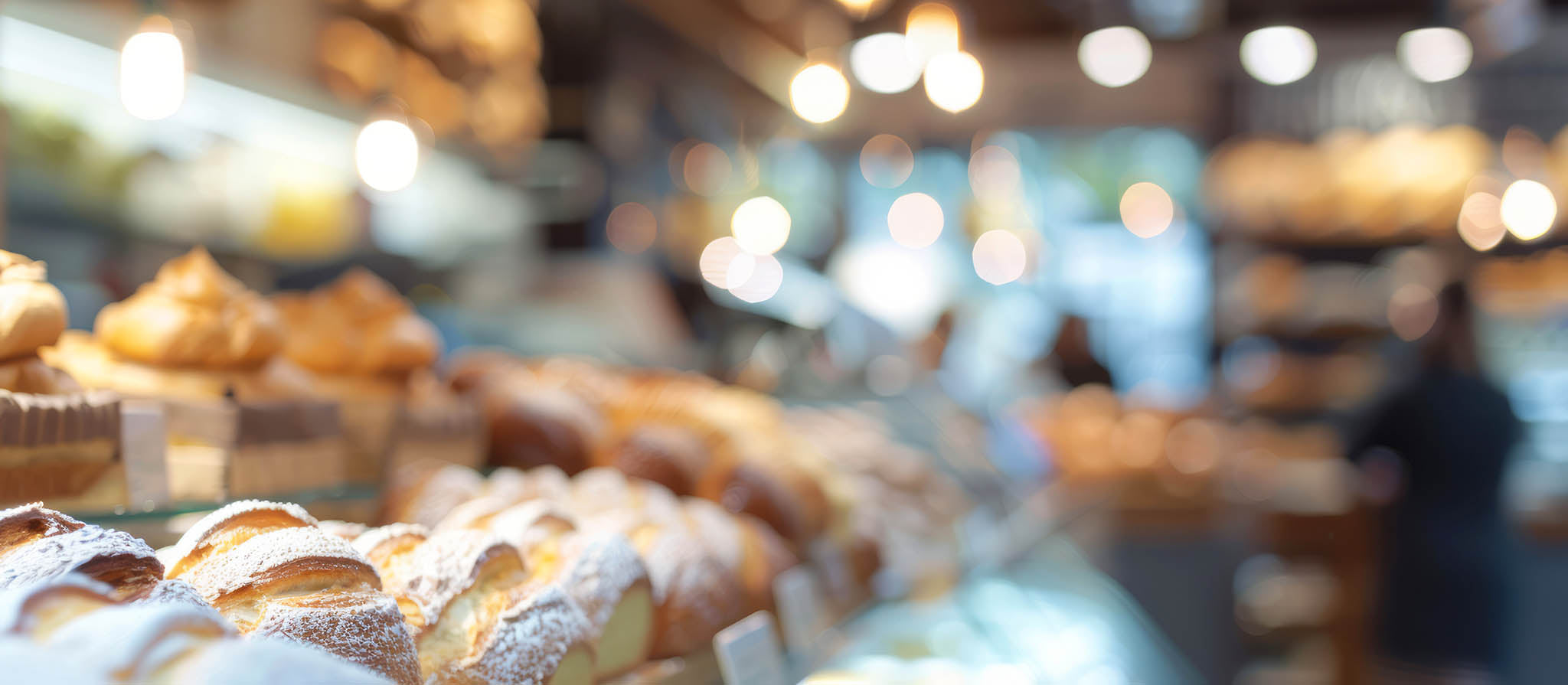 Bakery with blurred background