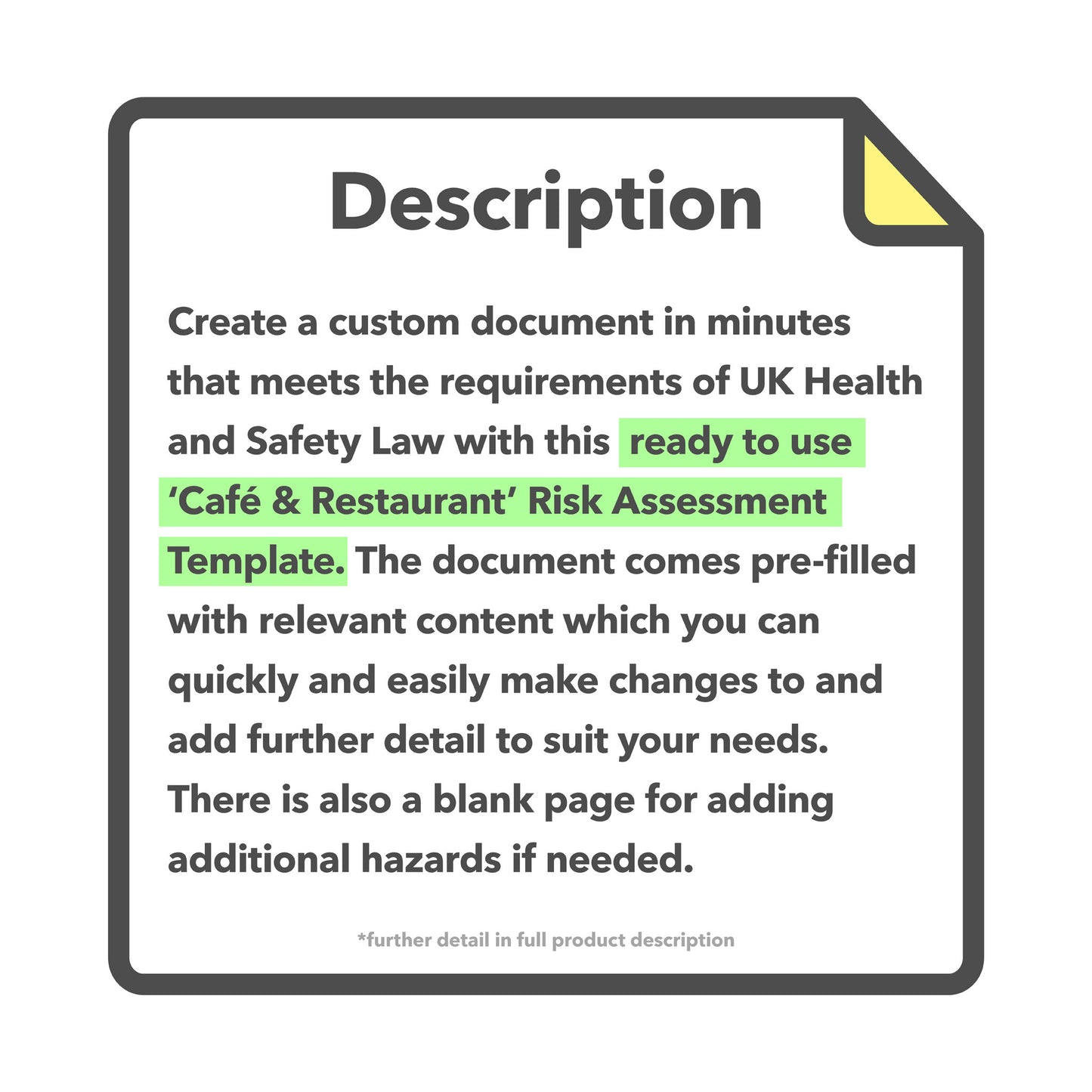 Cafe & Restaurant Risk Assessment Template