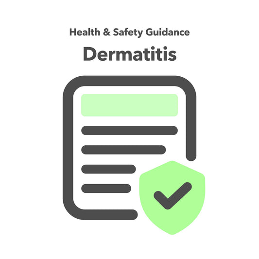 Health & safety guidance sheet about dermatitis in the workplace