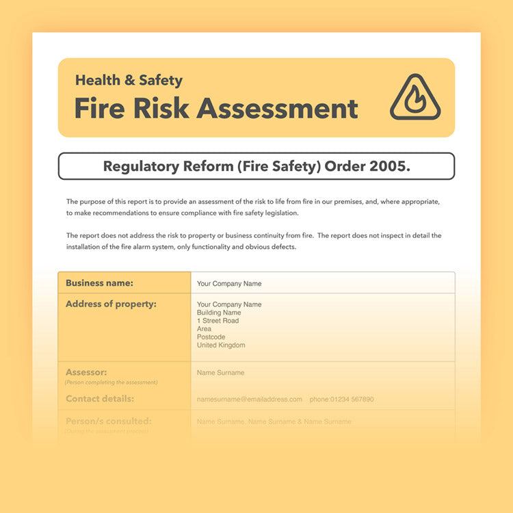 This collection includes our comprehensive range of fire safety documents including a fire risk assessment template, fire safety log book, fire safety signage and more. Designed to help you meet legal requirements, these resources ensure your business complies with fire safety regulations effectively.