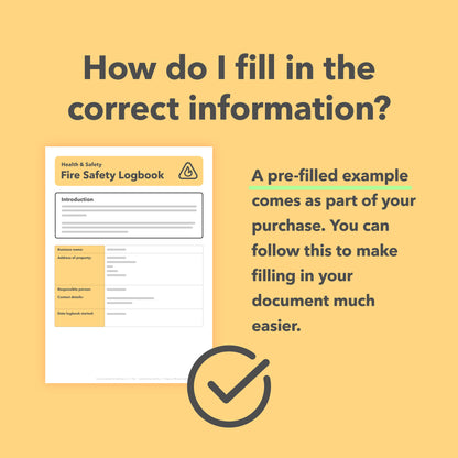 Fire Safety Log Book