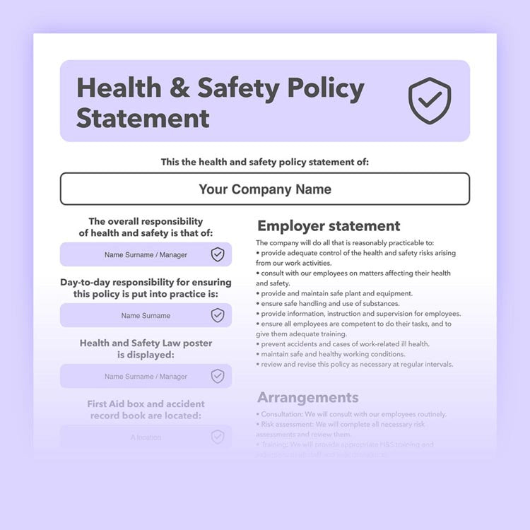 A health and safety policy