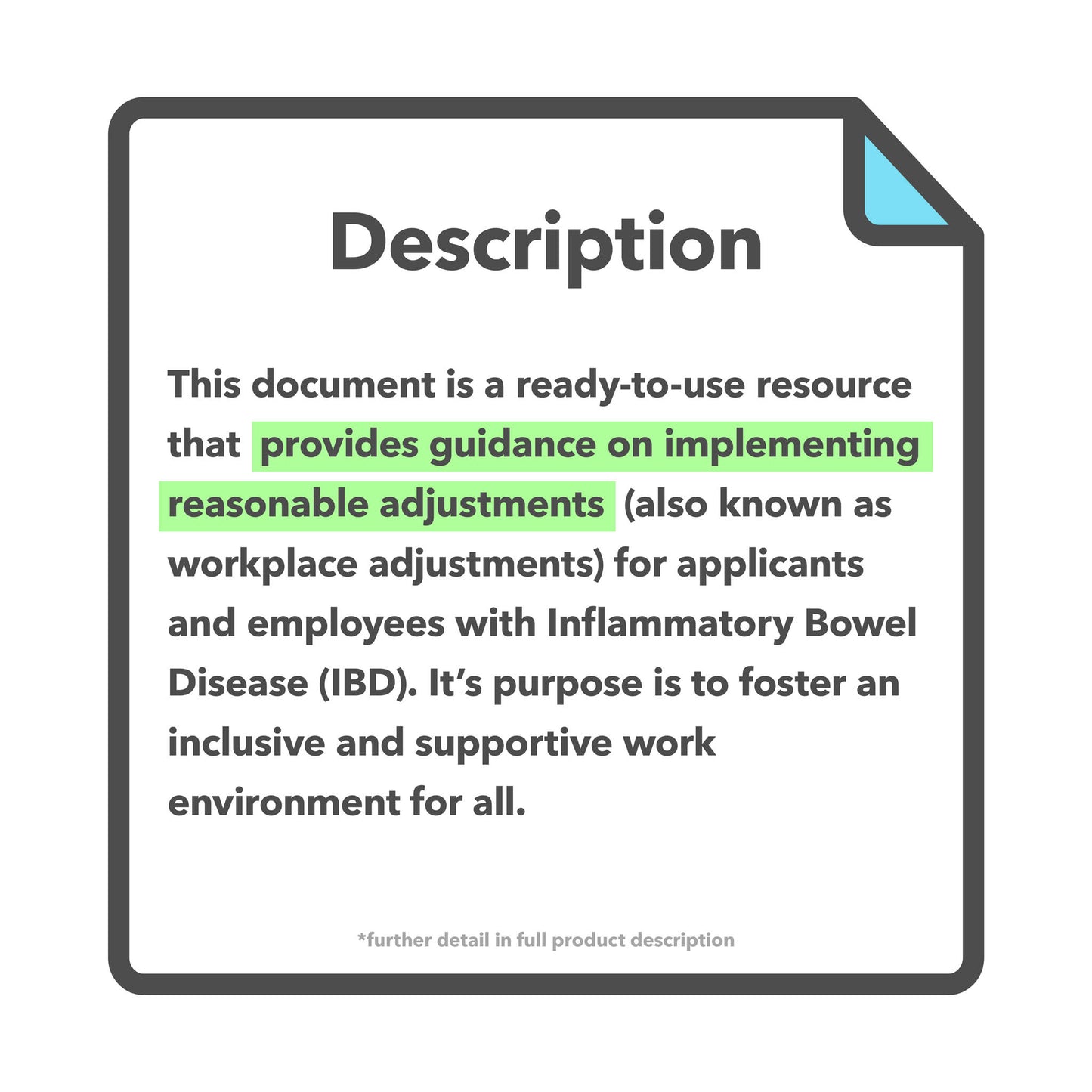 Inflammatory Bowel Disease (IBD) Reasonable Adjustments Guide