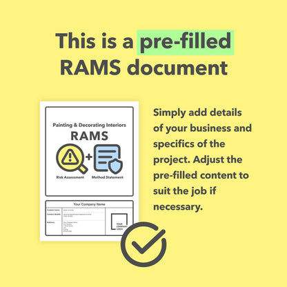 Painting & Decorating Interiors RAMS Template