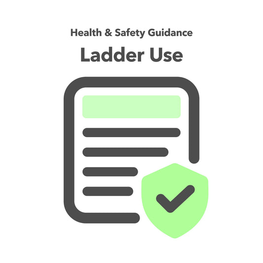 Health & safety guidance sheet about ladder use in the workplace