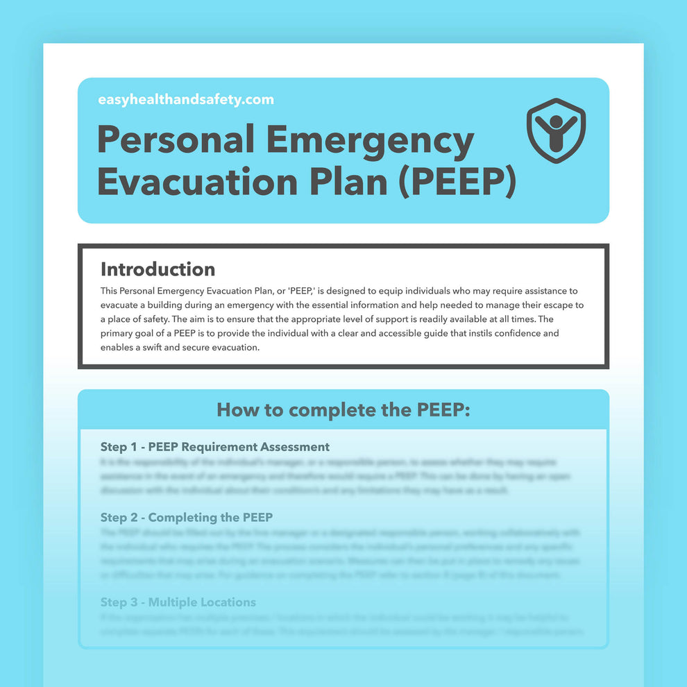 Personal Emergency Evacuation Plan Template PEEP Workplace Support personal-emergency-evacuation-plan-template-peep-workplace-support