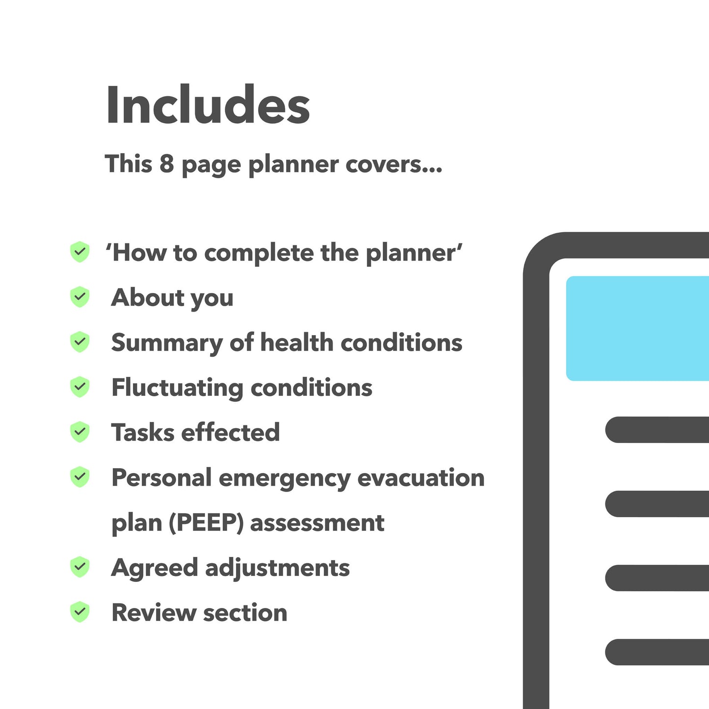 Reasonable Adjustments Planner