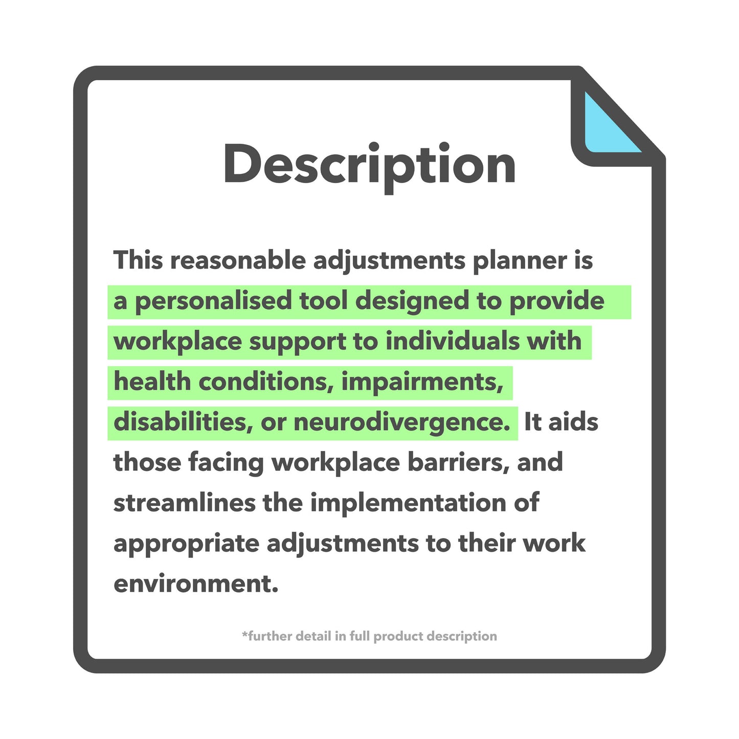 Reasonable Adjustments Planner