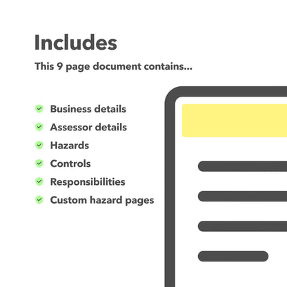 Small Business Risk Assessment Template