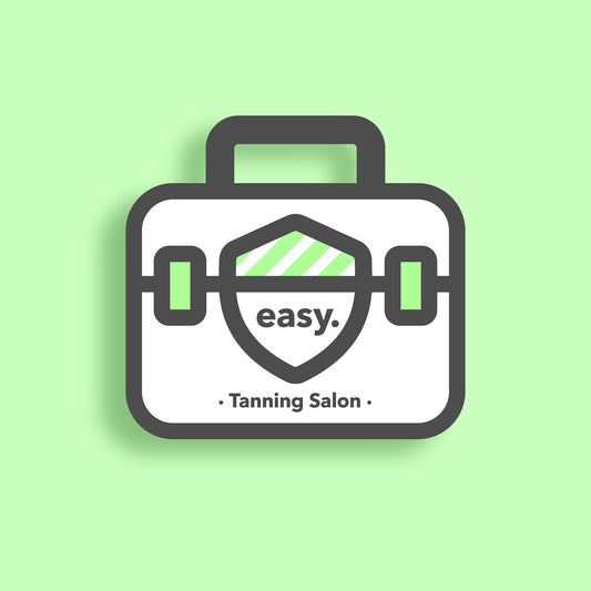 Editable health and safety template bundle for tanning salons and sunbed shops – pre-filled for easy and quick compliance.