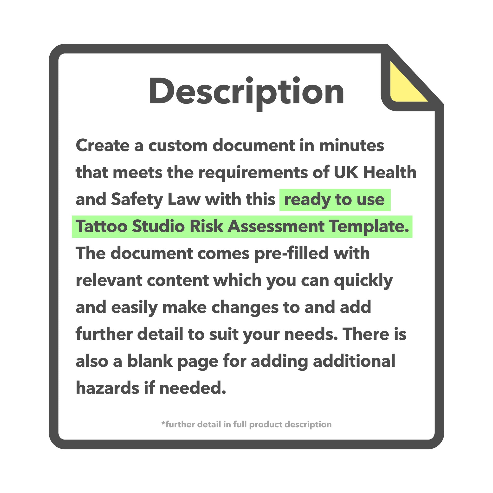 Tattoo Studio Risk Assessment Template easyhealthandsafety