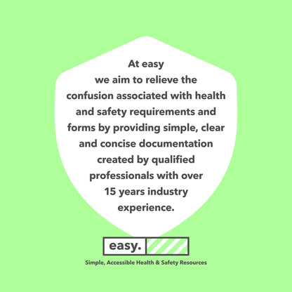 Editable, pre-filled electrician method statement template for electricians and electrical contractors, easy to customise for safe electrical installation and alteration works.