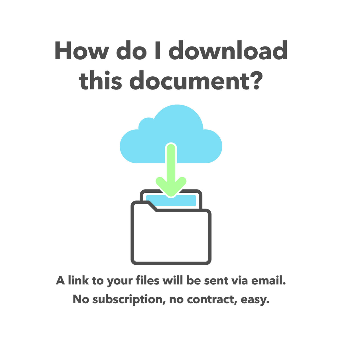 Downloadable Reasonable Adjustments Policy Template with a link to the digital files sent by email after purchase.